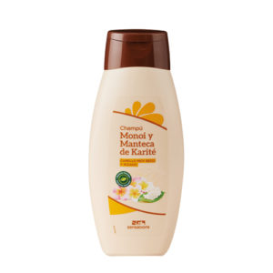 CHAMPÚ MONOI Y MANTECA DE KARITÉ SENSATIONS 500 ML.