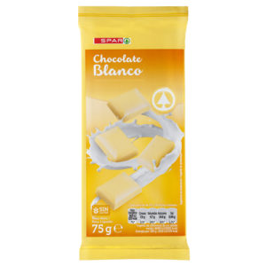 CHOCOLATE BLANCO SPAR 75 GRS.