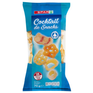 COCKTAIL DE SNACKS SPAR 70 GRS.