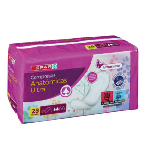 COMPRESA ULTRA ANATÓMICA SPAR 28 UND.