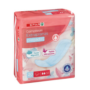 COMPRESA EXTRAPLANA PLEGADA SPAR 20 UND.