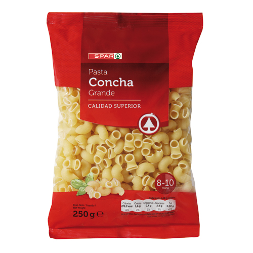 PASTA CONCHA GRANDE SPAR 250 GRS.