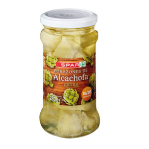 CORAZONES DE ALCACHOFA 12/14 SPAR 390 GRS. P.N.
