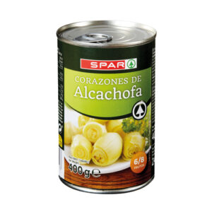 CORAZONES DE ALCACHOFA 6/8 SPAR 400 GRS. P.N.