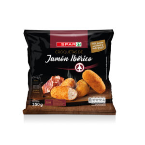CROQUETAS DE JAMÓN IBÉRICO SPAR 350 GRS.