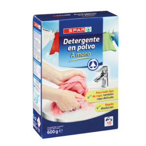 DETERGENTE A MANO SPAR 600 GRS. 15 CACITOS.