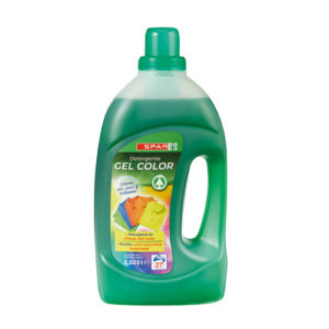 DETERGENTE GEL ROPA DE COLOR SPAR 2,025 LT. 27 LAVADOS.