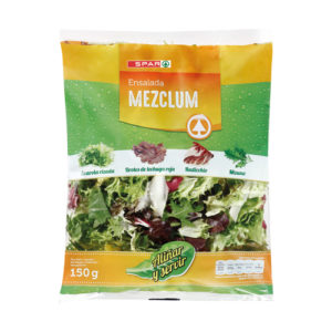 ENSALADA MEZCLUM SPAR BOLSA 150 GRS.