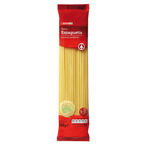ESPAGUETIS SPAR 250 GRS.