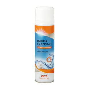 ESPUMA DE AFEITAR PIELES SENSIBLES SENSATIONS 250 ML.