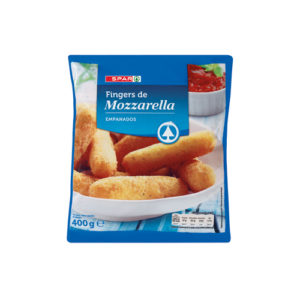 FINGERS DE MOZZARELLA SPAR 400 GRS.