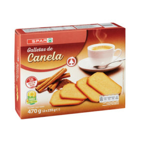 GALLETAS DE CANELA SPAR 470 GRS.