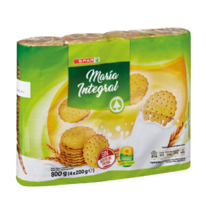 GALLETAS MARÍA INTEGRAL SPAR 800 GRS PACK-4