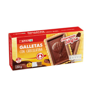 GALLETAS CON CHOCOLATINA SPAR 150 GRS.