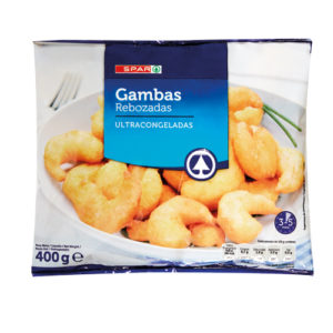 GAMBAS REBOZADAS SPAR 400 GRS.
