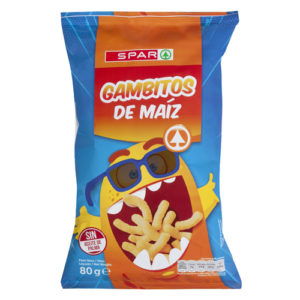 GAMBITOS DE MAÍZ SPAR 80 GRS.