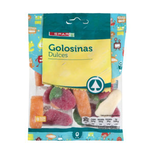 GOLOSINAS MEGASURTIDO ÁCIDO SPAR 150 GRS.