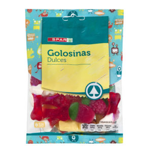 GOLOSINAS MEGASURTIDO LISO SPAR 150 GRS.