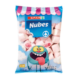GOLOSINAS NUBES LISAS VAINILLA SPAR 150 GRS.