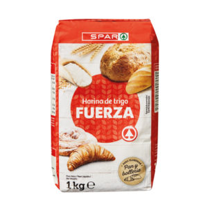 HARINA DE TRIGO FUERZA SPAR 1 KG.