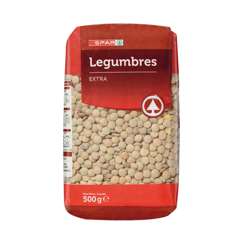 LENTEJAS RÁPIDAS SPAR 500 GRS.