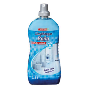 GEL LIMPIADOR ESPECÍFICO BAÑOS EFECTO ANTICAL SPAR 1,5 L.