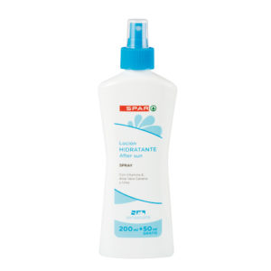 LOCIÓN HIDRATANTE AFTER SUN SPAR SENSATIONS SPRAY 250 ML.