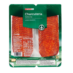 CHORIZO DE PAMPLONA SPAR FORMATO BI-PACK 180 GRS.