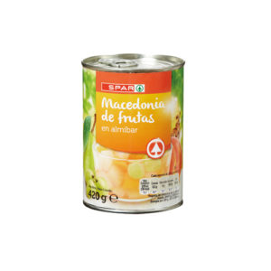 MACEDONIA DE FRUTAS EN ALMÍBAR SPAR 420 GRS. P.N.