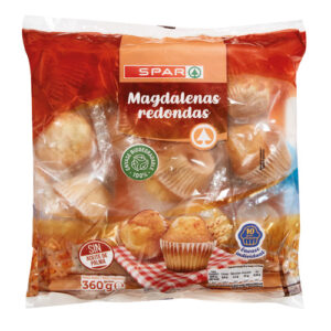 MAGDALENAS REDONDAS SPAR ENVOLTORIO INDIVIDUAL 360 GRS.