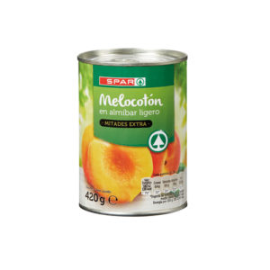 MELOCOTÓN EN ALMÍBAR EXTRA SPAR 420 GRS. P.N.