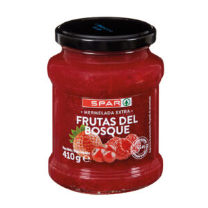 MERMELADA EXTRA FRUTAS DEL BOSQUE SPAR 410 GRS.