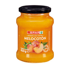 MERMELADA EXTRA MELOCOTÓN SPAR 410 GRS.