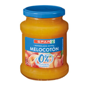 MERMELADA MELOCOTÓN 0% AZÚCARES AÑADIDOS  SPAR 350 GRS.