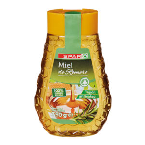 MIEL DE ROMERO SPAR TAP&Oacute;N ANTIGOTEO 350 GRS.
