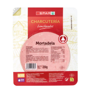 MORTADELA SPAR FORMATO TERMOPILA 230 GRS.
