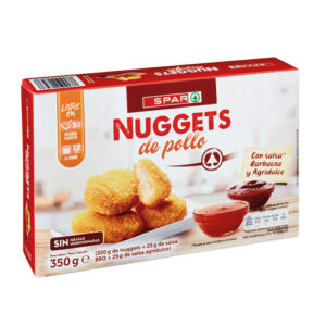 NUGGETS DE POLLO 2 SALSAS SPAR 350 GRS.
