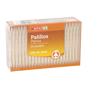 PALILLOS PLANOS MADERA SPAR 600 UND. APROX.