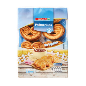 PALMERITAS DE HOJALDRE SPAR 16 UND. 180 GRS.