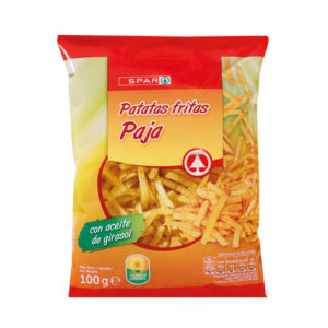 PATATAS FRITAS "PAJA" SPAR 100 GRS.