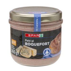 PATÉ AL ROQUEFORT SPAR TARRINA 160 GRS.