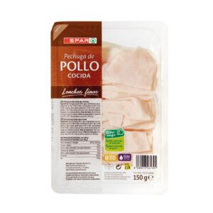PECHUGA DE POLLO SPAR LONCHAS FINAS 150 GRS.