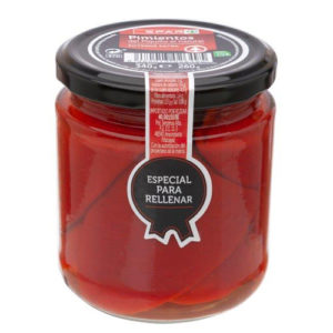 PIMIENTOS DEL PIQUILLO ENTERO SPAR FRASCO 340 GRS. (ESPECIAL PARA RELLENAR)