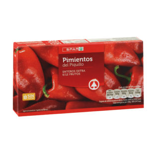 PIMIENTOS DEL PIQUILLO ENTEROS EXTRA FIESTA LATA 185 GRS.