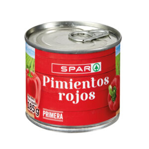 PIMIENTOS ROJOS SPAR 185 GRS. F.A.