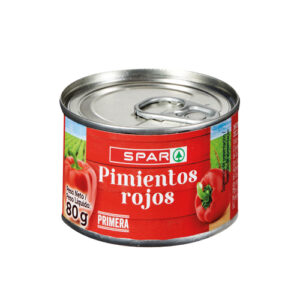PIMIENTOS ROJOS SPAR 80 GRS. F.A.