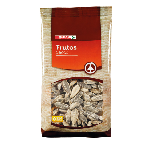 PIPAS DE GIRASOL GIGANTES TOSTADAS SAL SPAR 200 GRS.