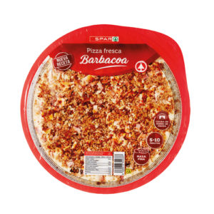 PIZZA REFRIGERADA BARBACOA SPAR 400 GRS.