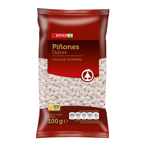 PIÑONES DULCES CALIDAD SUPREMA SPAR 100 GRS.