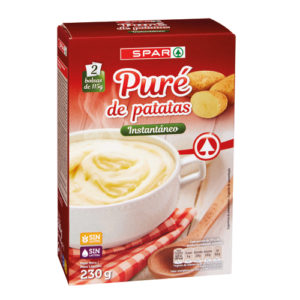 PURÉ DE PATATAS SPAR 230 GRS.